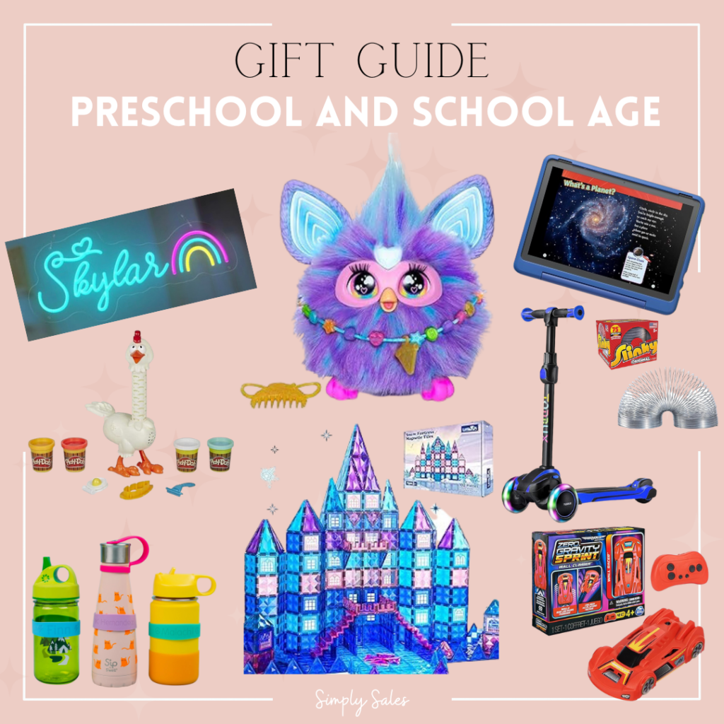 Gift guide for Preschool and School Age