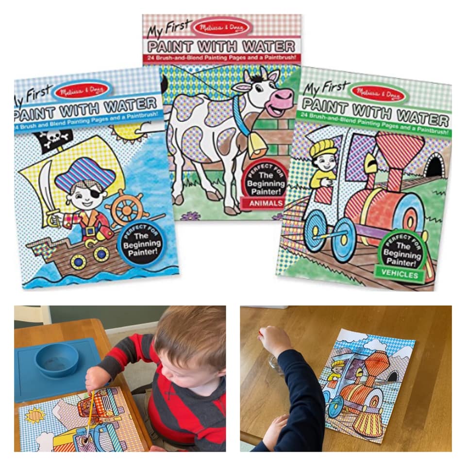 Paint with water activity books
