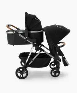 The Mockingbird Stroller with the second seat attachment. 