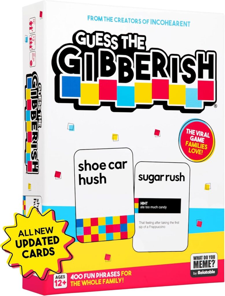 Guess the Gibberish board game box cover