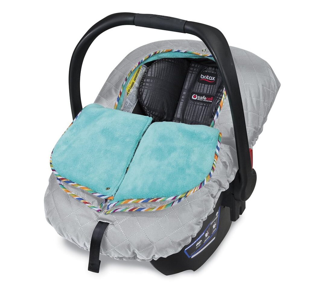 The Britax infant car seat cover