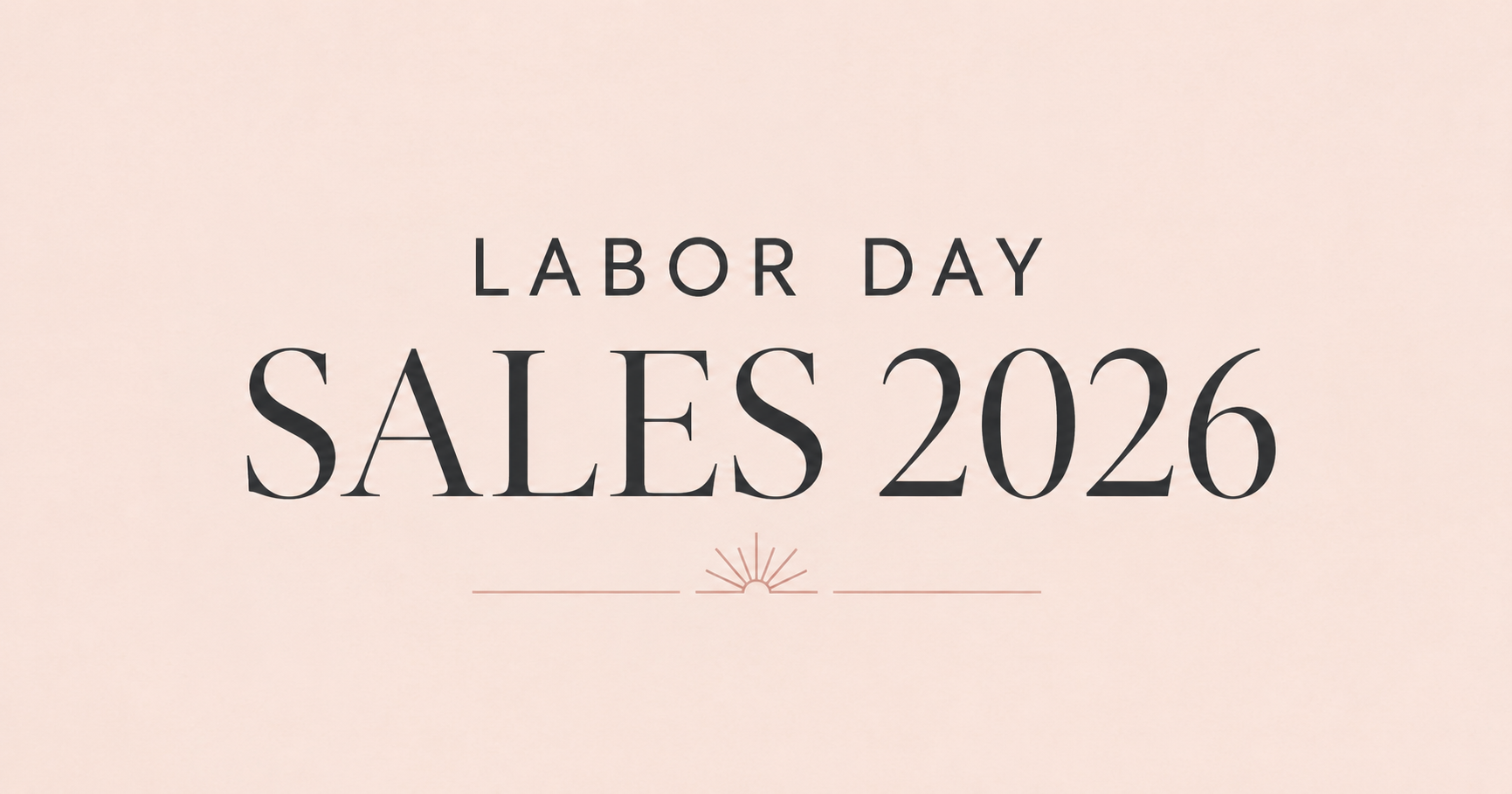 labor day sales 2026