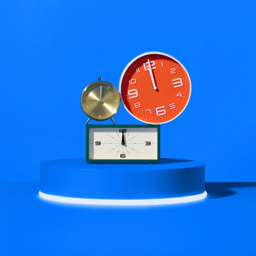 Prime Big Deal Days 2026 — clocks on Prime Blue, timing your Amazon deal buying