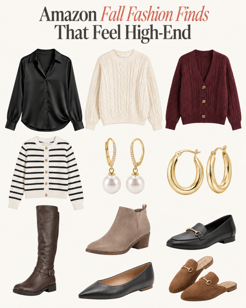 Amazon fall fashion finds featuring 15 high-end style picks