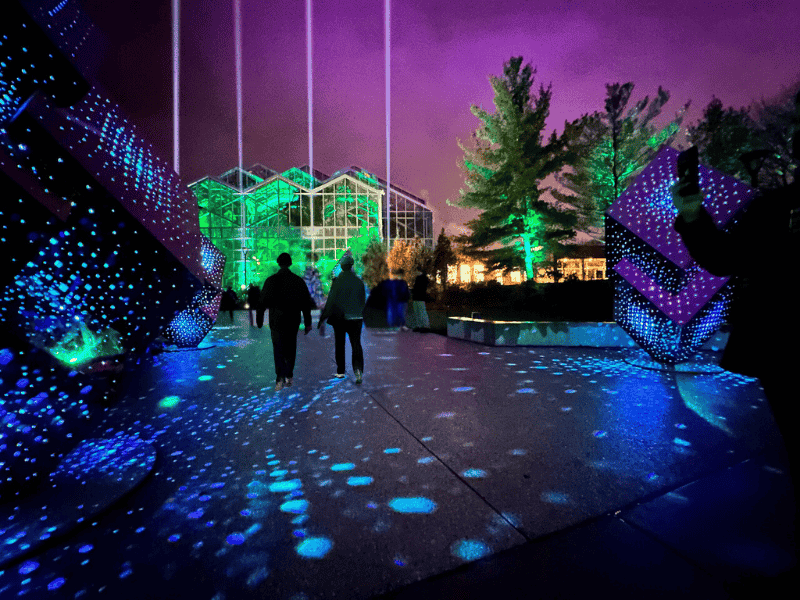 The Enlighten Light Show at Frederik Meijer Gardends