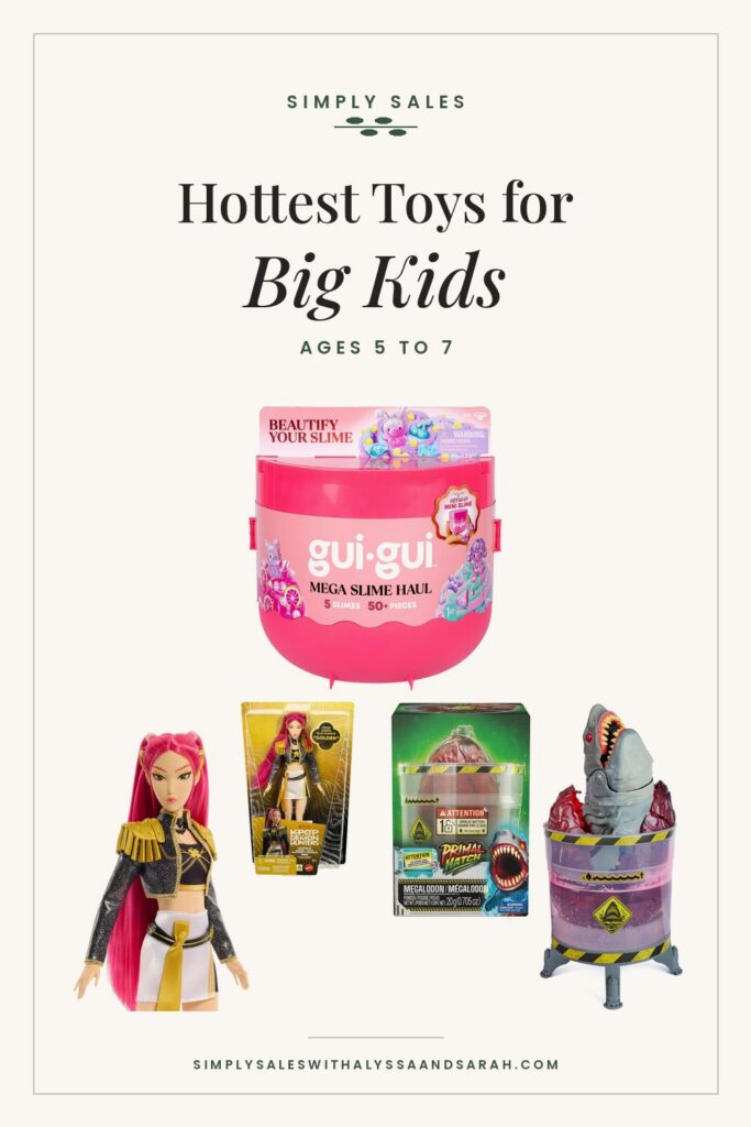 Hottest toys for big kids 2026: GUI GUI Mega Slime Haul, KPop Demon Hunters Mira doll and Primal Hatch Megalodon