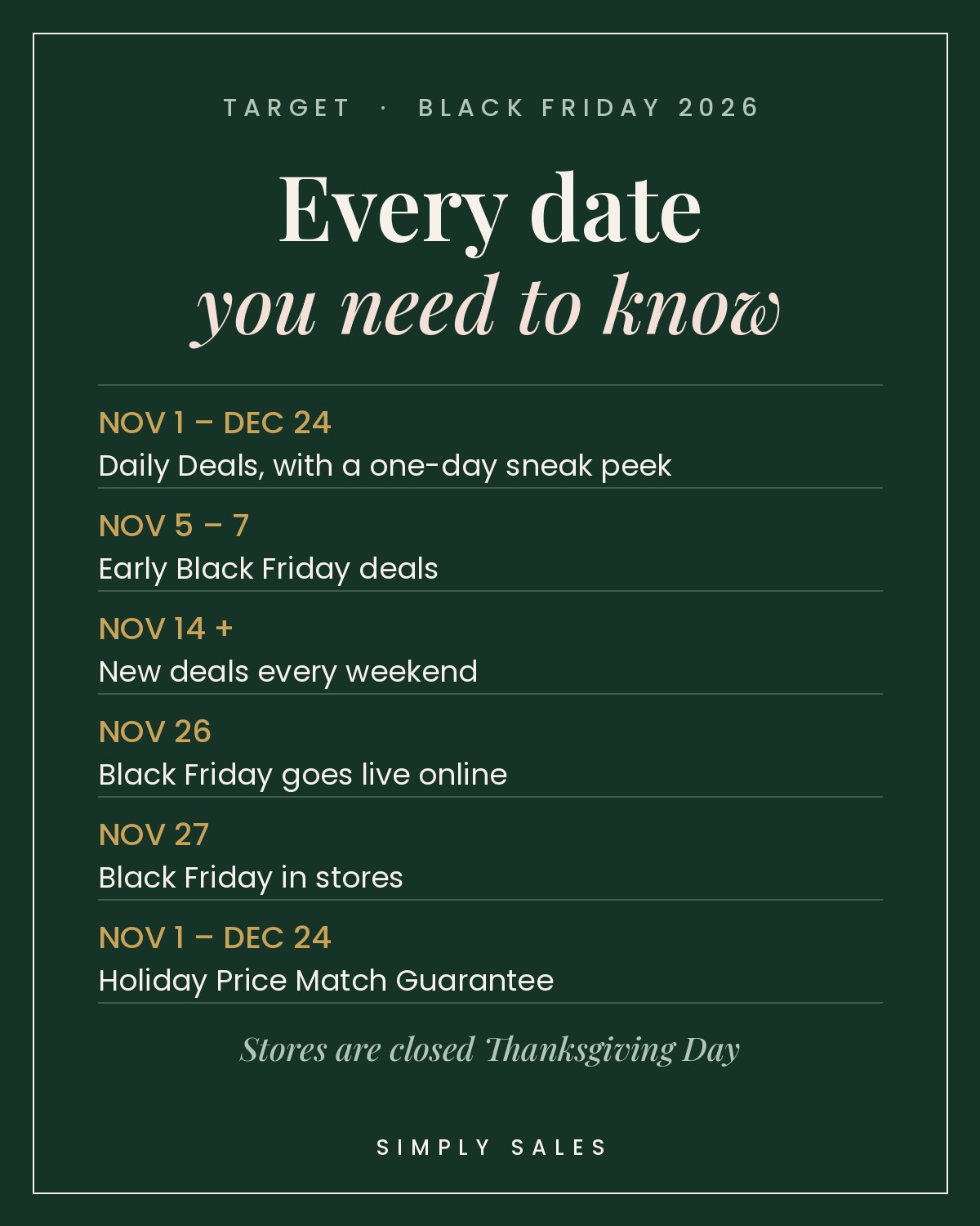 Target Black Friday 2026: Every Date + Christmas Finds Under $40